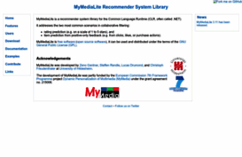 mymedialite.net