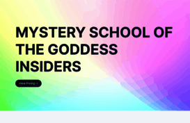 mysteryschoolofthegoddess.com
