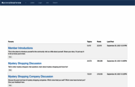 mysteryshopforum.com