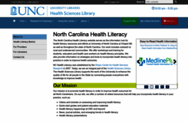 nchealthliteracy.org