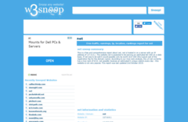 net.w3snoop.com