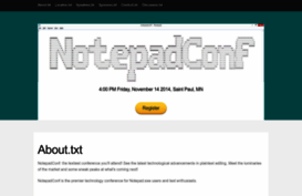 notepadconf.com