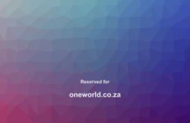 oneworld.co.za