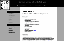 onlinelinguisticdatabase.org