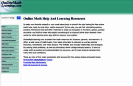 onlinemathlearning.com