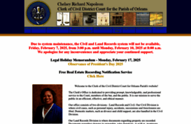 orleanscivilclerk.com