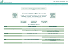 orthopaedicscore.com