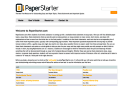 paperstarter.com