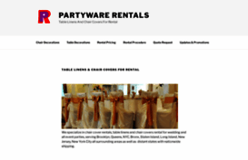 partywarerentals.com