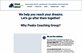 peakscoachinggroup.com