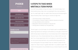 phdeb.org