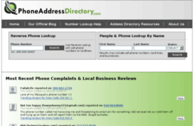 phoneaddressdirectory.com