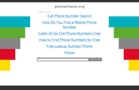 phonecheck.org