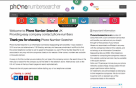 phonenumbersearcher.co.uk