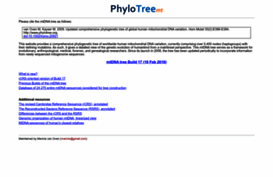phylotree.org
