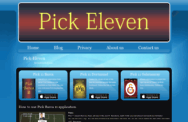 pick-eleven.com