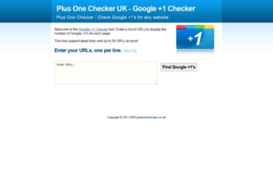 plusonechecker.co.uk