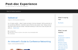 postdocexperience.scienceblog.com