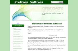 prefixes-suffixes.com