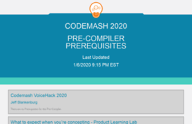 prereqs.codemash.org