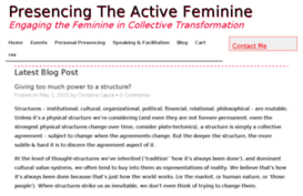 presencingtheactivefeminine.com
