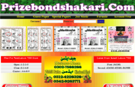 prizebondshakari.com