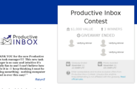 productiveinboxcontest.com