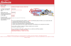 productservice.sunbeam.com