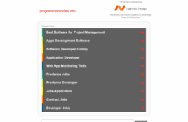 programmersnotes.info