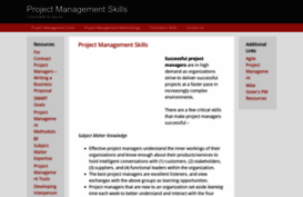 projectmanagementskills.info
