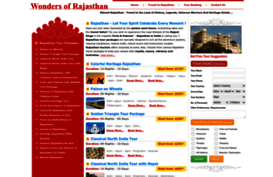 rajasthantours.wondersofrajasthan.com
