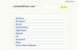 ramizalikhan.com