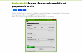 random-wordlist-generator.sf.net