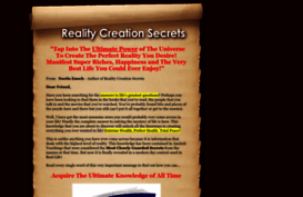 realitycreationsecrets.com