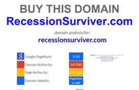 recessionsurviver.com
