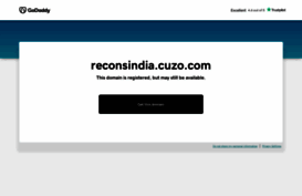 reconsindia.cuzo.com
