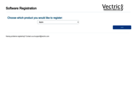 register.vectric.com