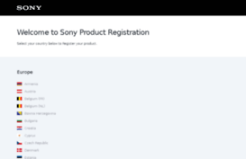 registration.sonystyle-europe.com