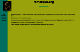 remarque.org