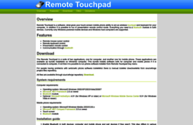 remotetouchpad.sf.net