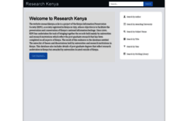 researchkenya.org