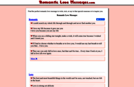 romanticlovemessages.com