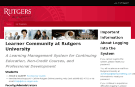 rutgers.learnercommunity.com