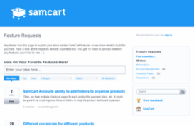 samcart.uservoice.com