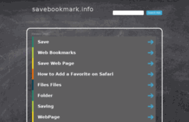 savebookmark.info