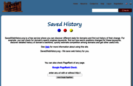 savedwebhistory.com