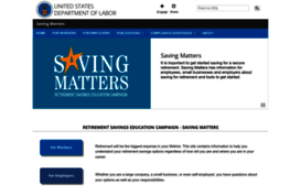 savingmatters.dol.gov