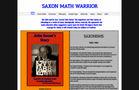 saxonmathwarrior.com