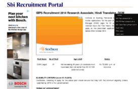 sbirecruitmentportal.com