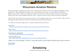 schedule.wisconsinaviation.com
